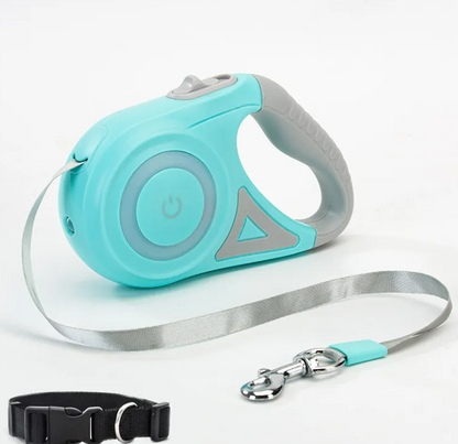 Retractable Lead with Light