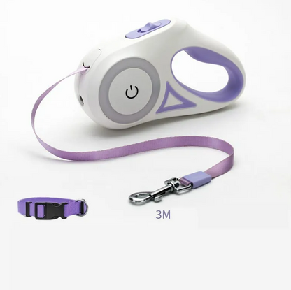 Retractable Lead with Light