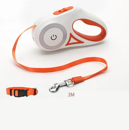 Retractable Lead with Light