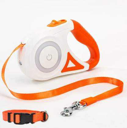Retractable Lead with Light