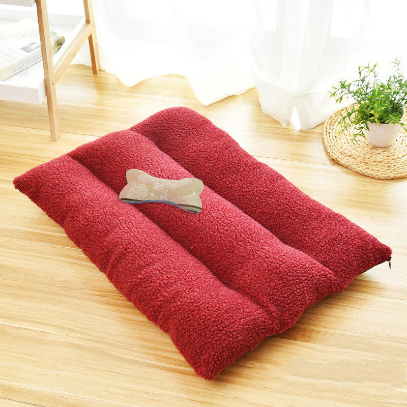 Thick Lambskin Dog Bed