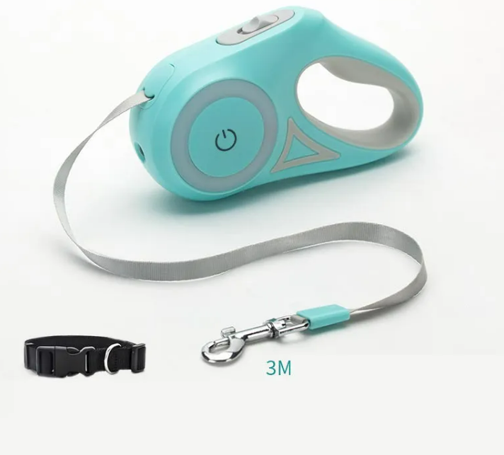 Retractable Lead with Light