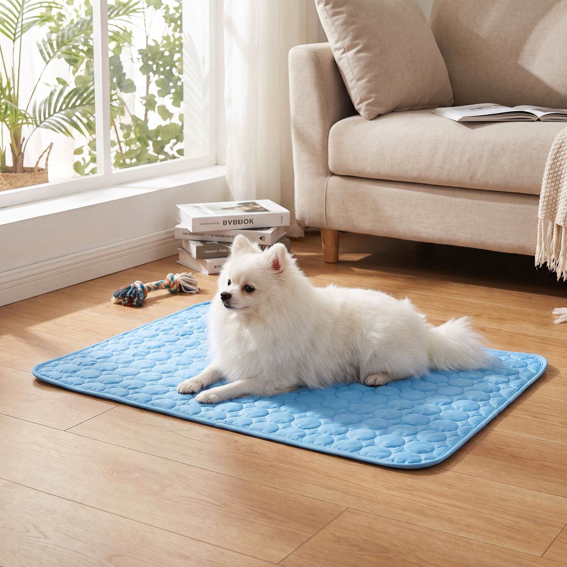Ice Silk Cooling Mat lifestyle