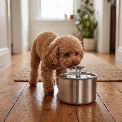 Stainless Steel Water Fountain with Fuji