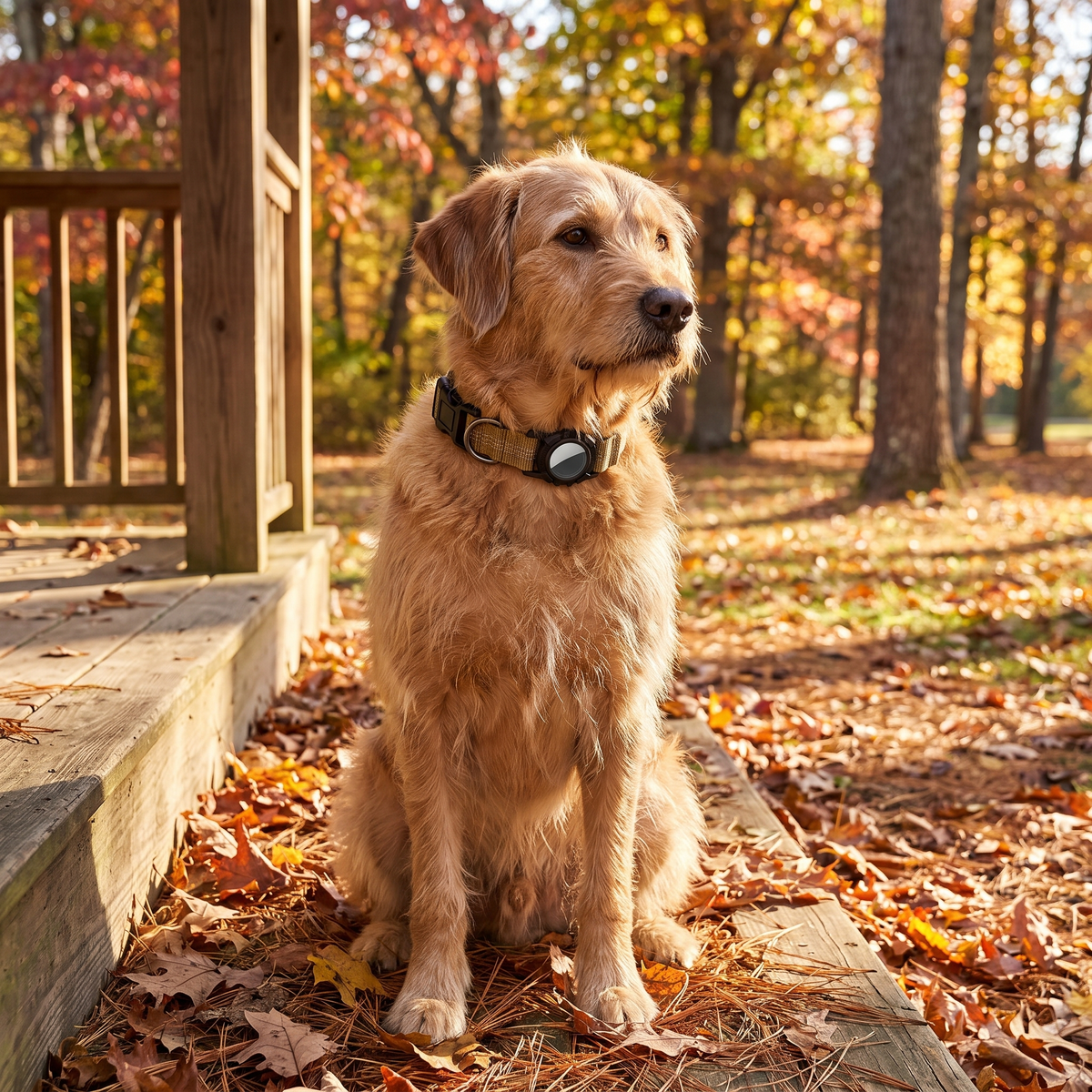 AirTag Dog Collar lifestyle 9