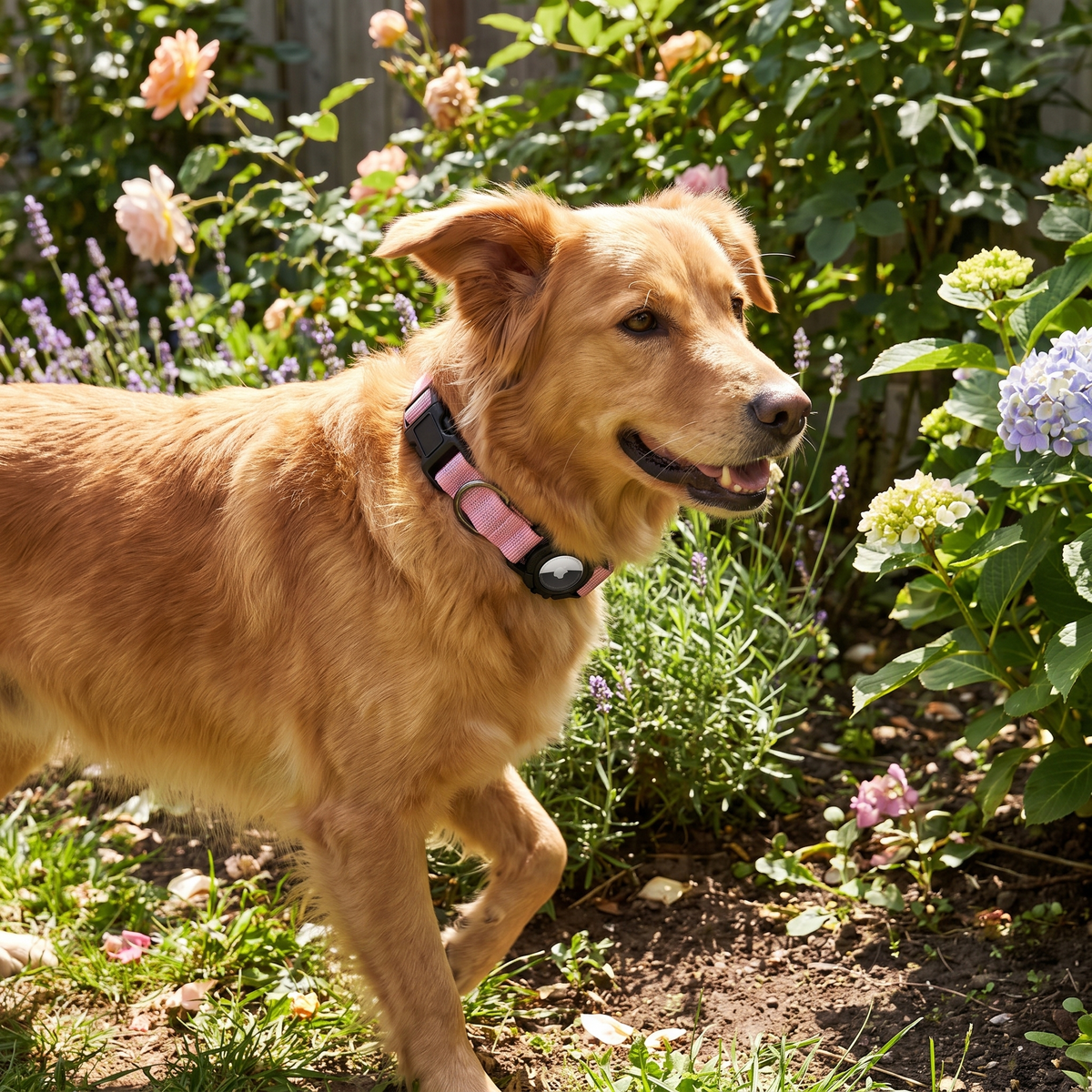 AirTag Dog Collar lifestyle 7