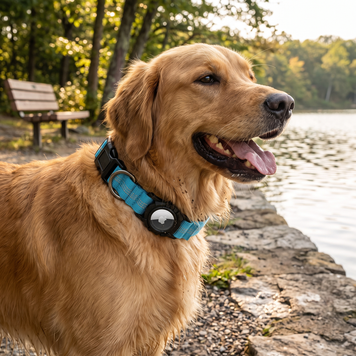 AirTag Dog Collar lifestyle 8