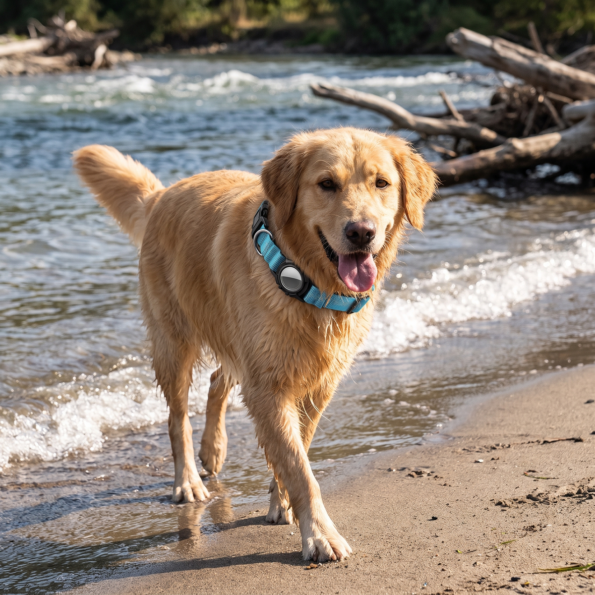 AirTag Dog Collar lifestyle 13