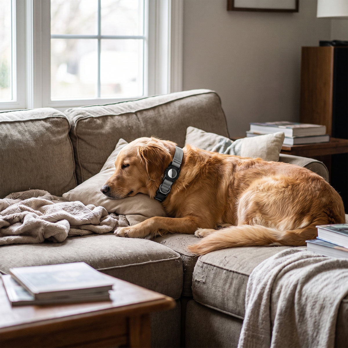 AirTag Dog Collar lifestyle 36