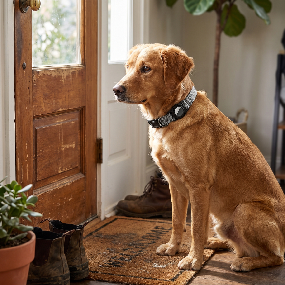 AirTag Dog Collar lifestyle 34