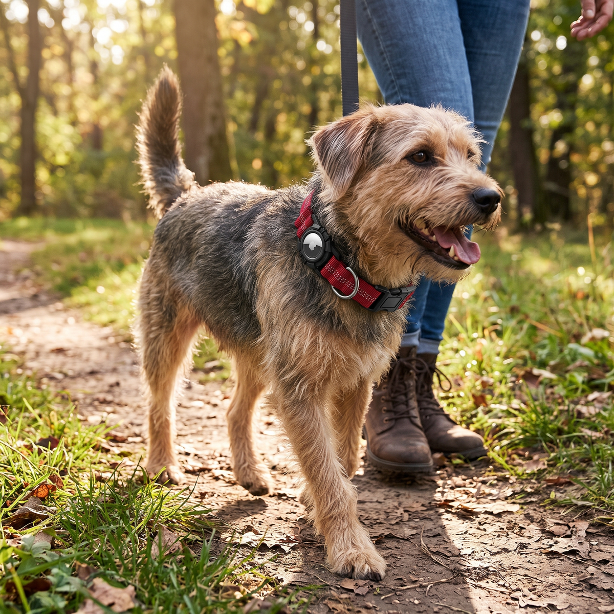 AirTag Dog Collar lifestyle 33