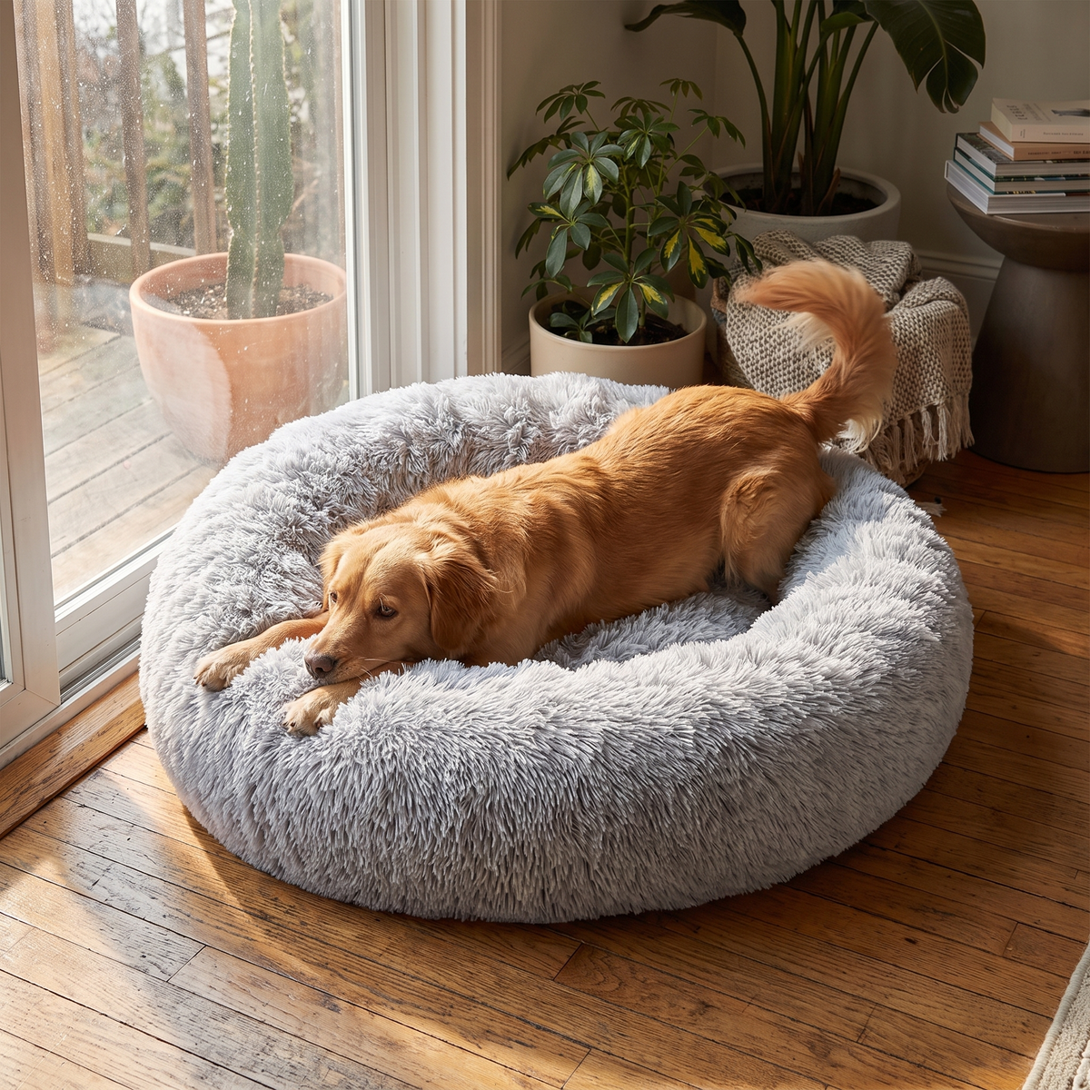 Donut Cuddle Bed lifestyle 4