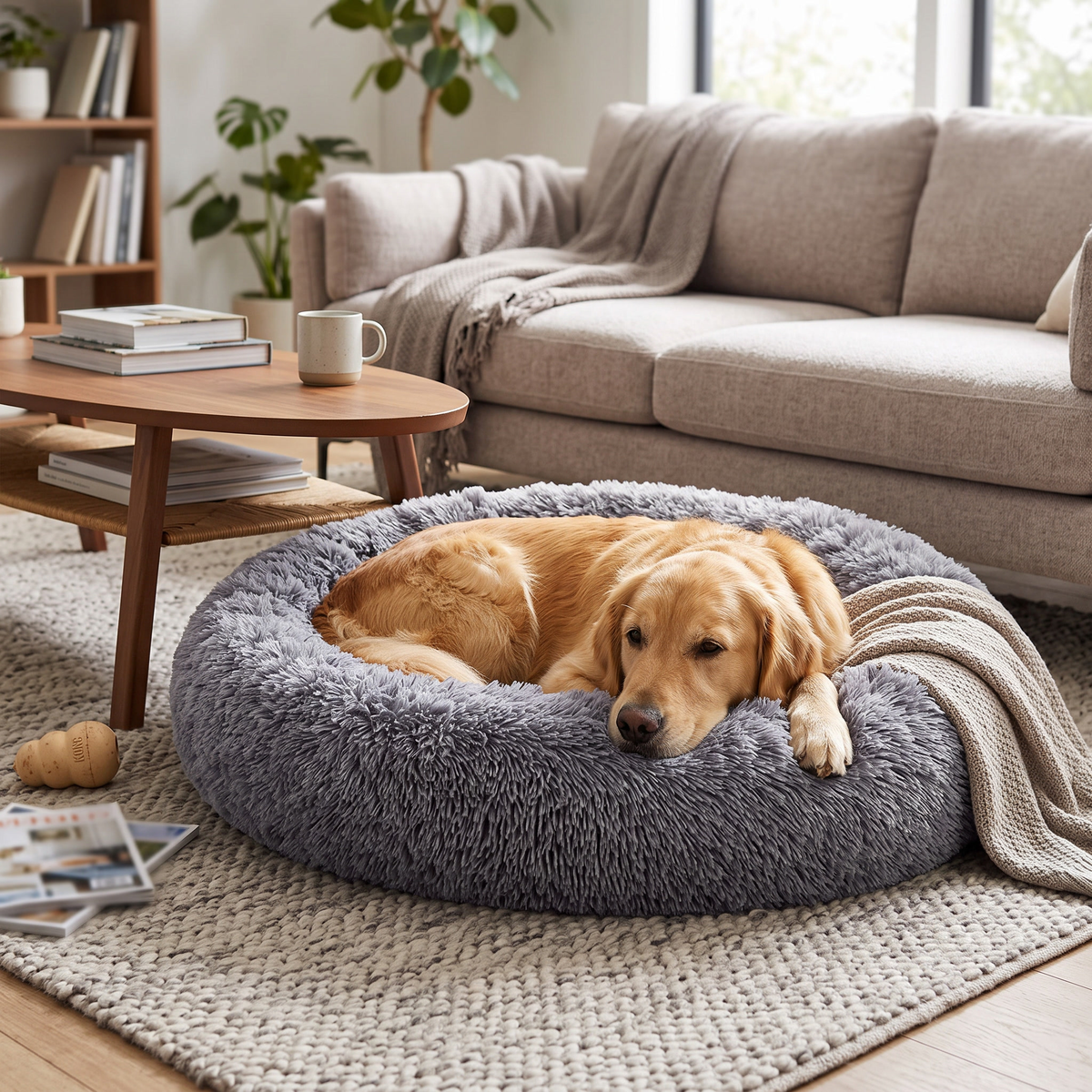 Donut Cuddle Bed lifestyle 7