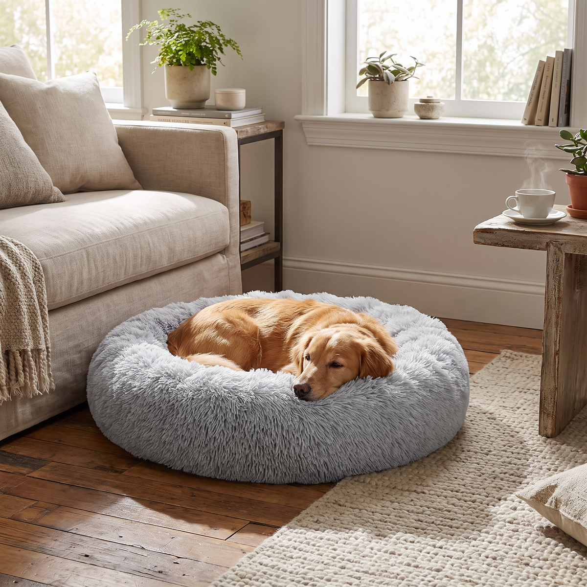 Donut Cuddle Bed lifestyle 2