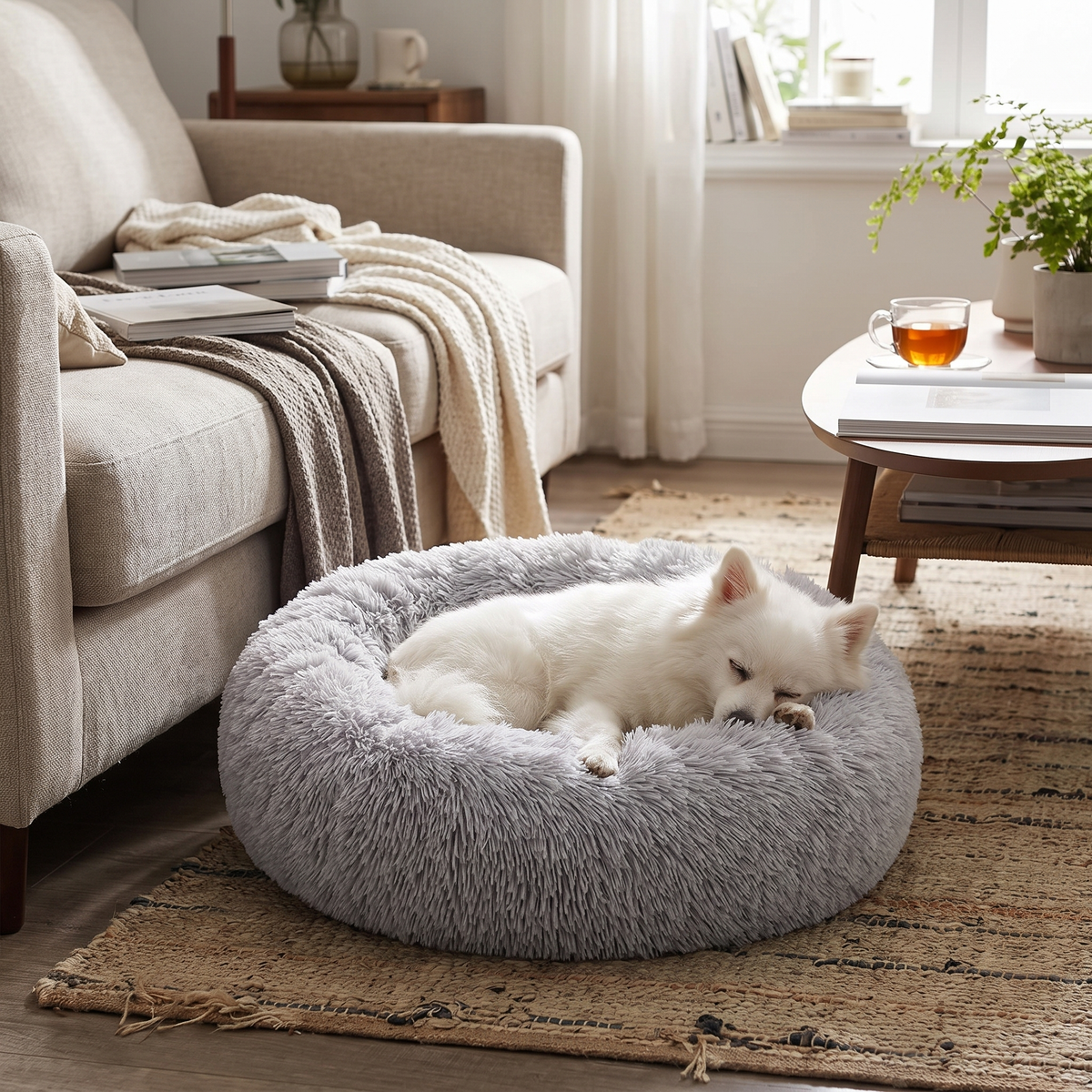 Donut Cuddle Bed lifestyle 1