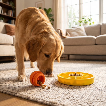 Slow Feeder Toy Dish lifestyle 2