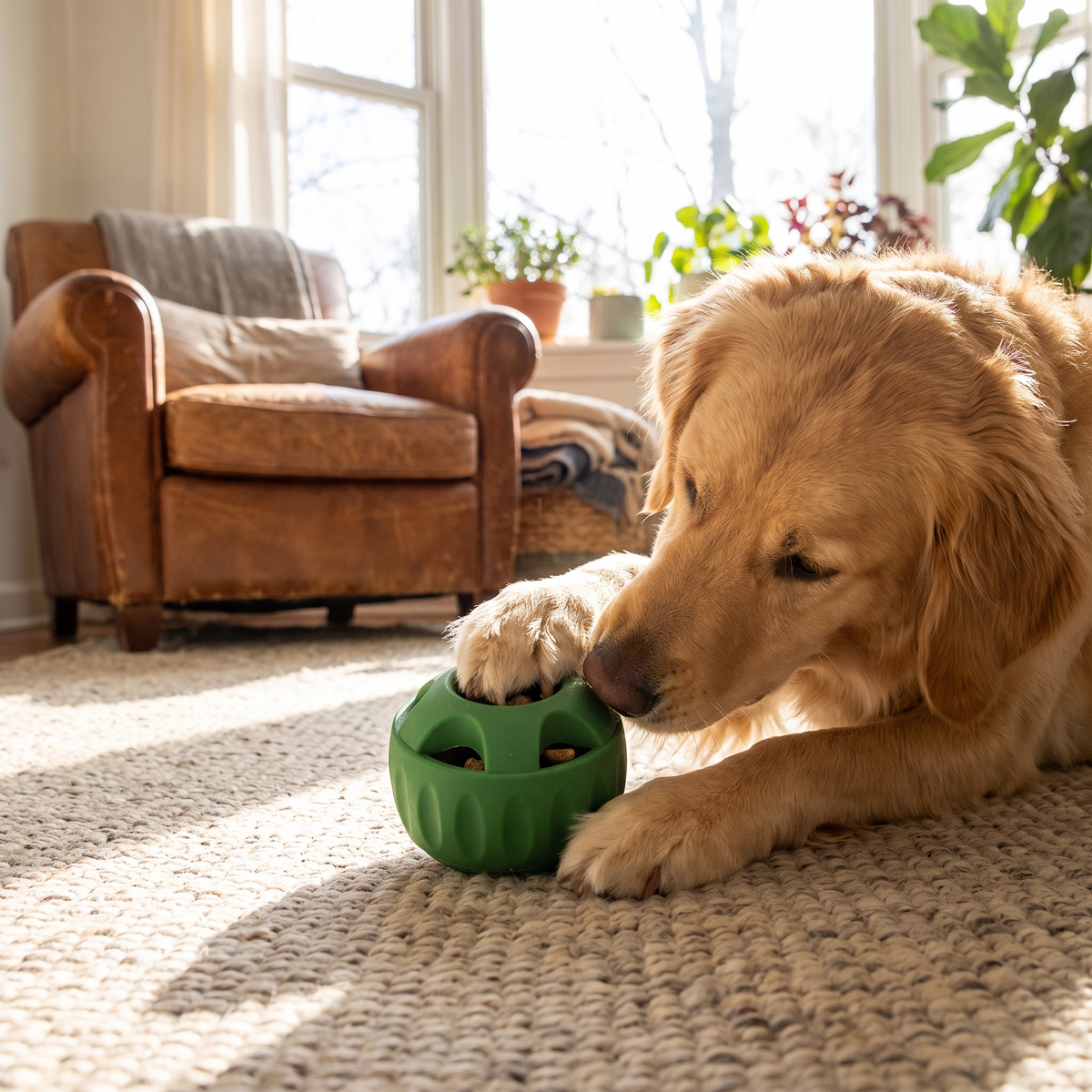 Slow Feeder Toy Dish lifestyle 8