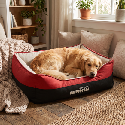 Washable Four Seasons Bed red lifestyle 3