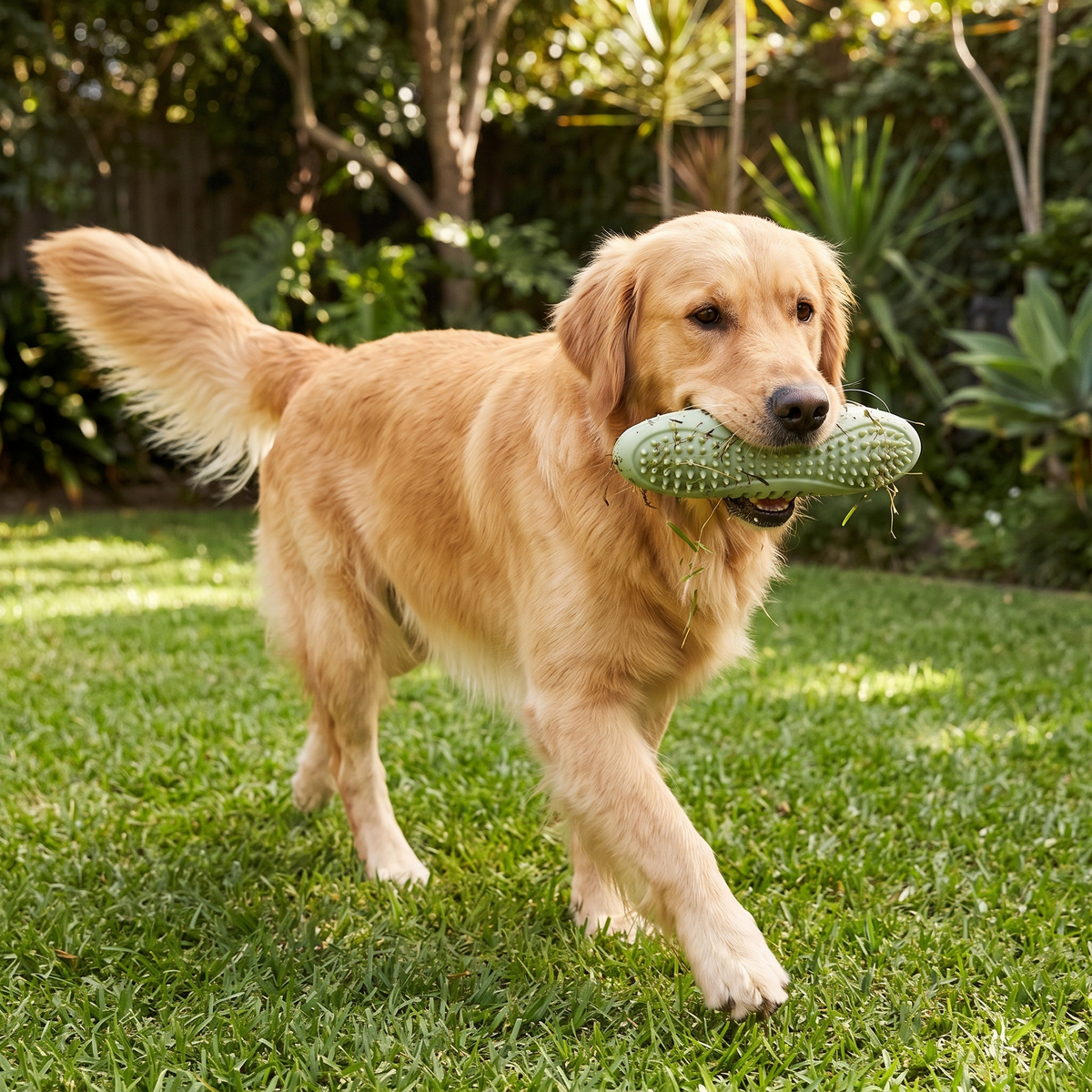 Simple Chew Toy green lifestyle