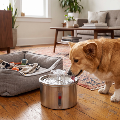 Stainless Steel Water Fountain lifestyle 8