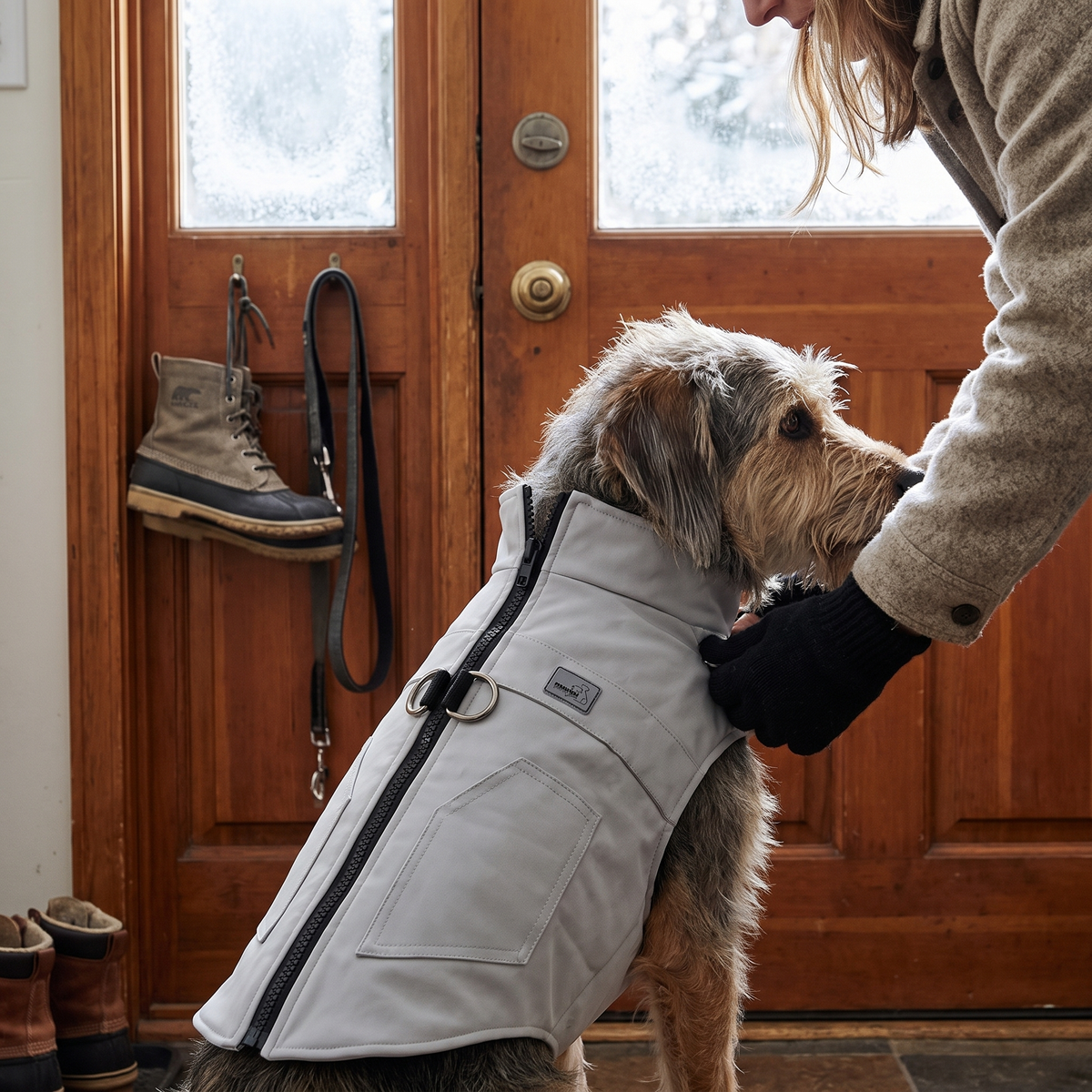 Winter Warmth Vest grey lifestyle 2